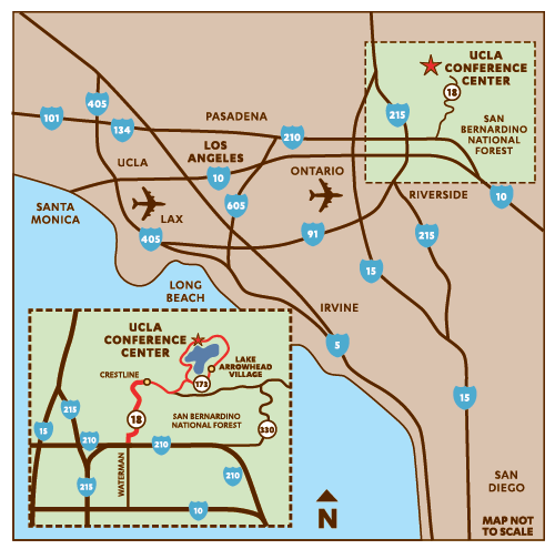 lake arrowhead california map