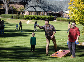 Front Lawn Cornhole