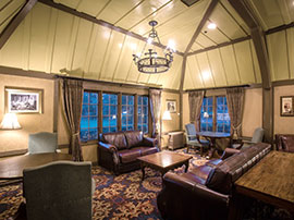 Living Room at Lake Arrowhead Lodge