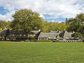 Lake Arrowhead Main Lodge and Front Lawn