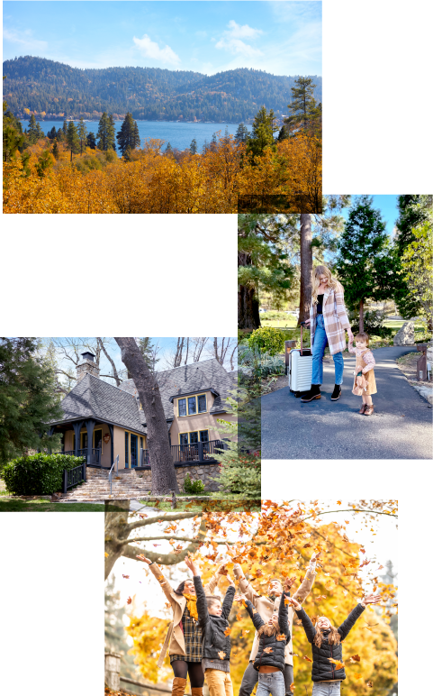 fall colors welcome guests to ucla lake arrowhead lodge for an autumn vacation